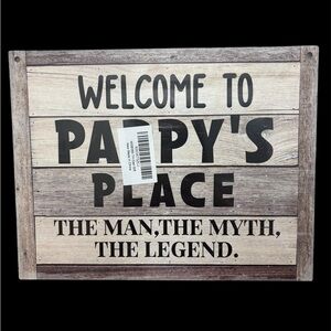 Amazon Rustic Welcome Sign - Black and Brown